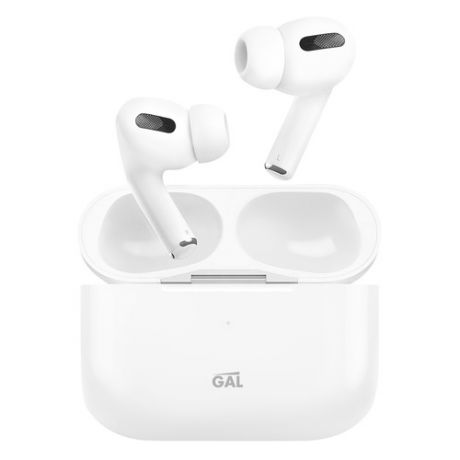 Гарнитура GAL Gal TW-4800, Bluetooth, вкладыши, белый