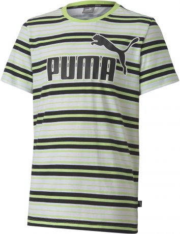 Puma Футболка для мальчиков Puma Ess Stripe Logo, размер 152