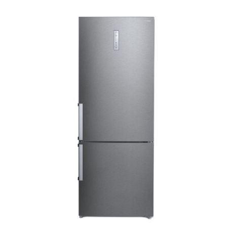 Холодильник HYUNDAI CC4553F, двухкамерный, черная сталь
