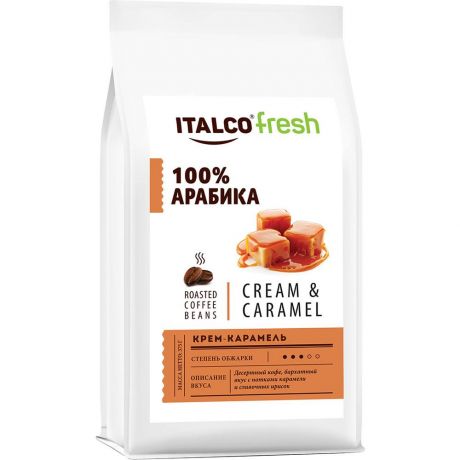 Кофе в зернах Italco Cream & Caramel 375 г