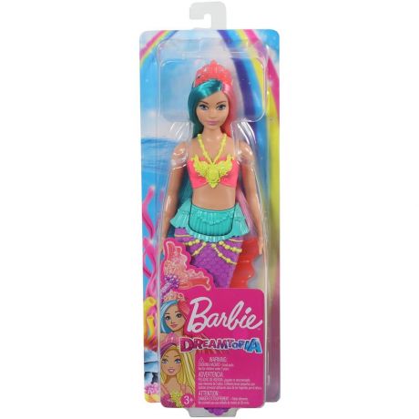 Кукла Mattel Barbie Русалочка GJK07/GJK07 фиолетовый хвост
