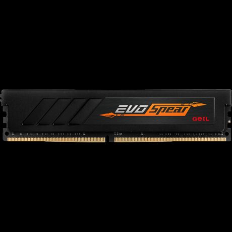 Модуль памяти DIMM 8Gb DDR4 PC25600 3200MHz Geil Evo Spear Black (GSB48GB3200C16BSC)