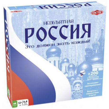 Настольная игра Tactic Games Необъятная Россия 53784