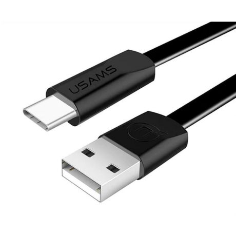 Кабель USB-Type C 1m белый Usams U2 плоский
