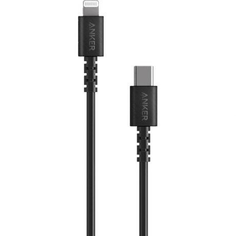 Кабель для Apple Lightning MFI Anker Select+ 1,8м A8613G11, черный