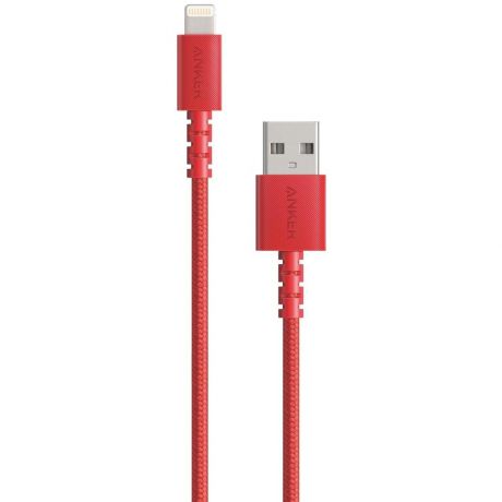 Кабель для Apple Lightning MFI Anker Select+ 1,8м A8013H91, красный