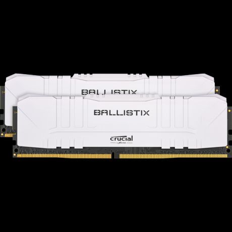 Модуль памяти DIMM 32Gb 2х16Gb DDR4 PC24000 3000MHz Crucial Ballistix White (BL2K16G30C15U4W)