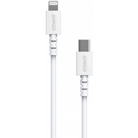Кабель для Apple Lightning MFI Anker Select+ 1,8м A8613G21, белый