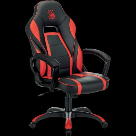 Кресло для геймера A4tech Bloody GC-350, черное\красное