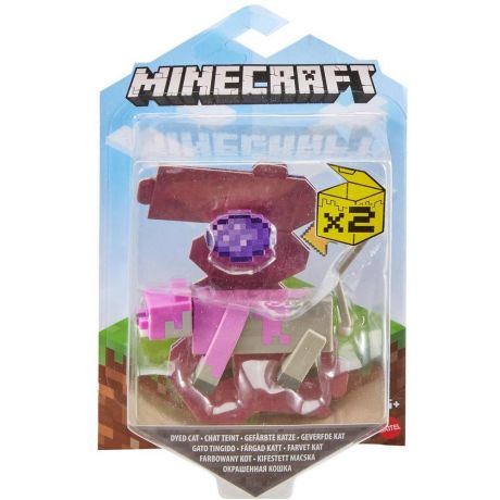 Minecraft® Базовые фигурки в упаковке 2 шт. GTP08/GTP16 Окрашенная кошка