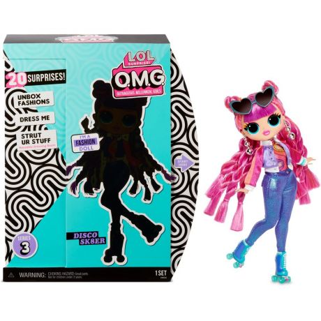 Кукла - сюрприз L.O.L. MGA Original OMG 3 серия - Disco Sk8er 567196