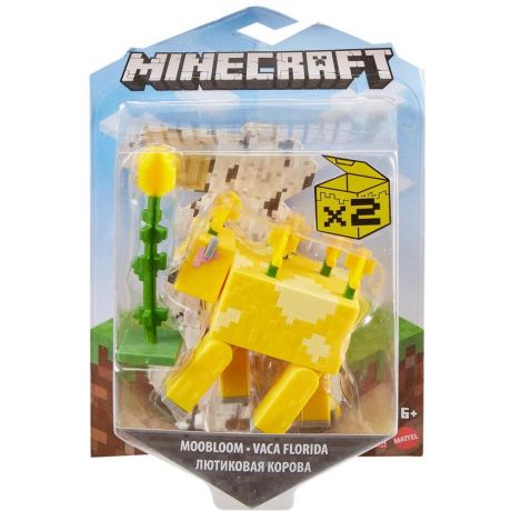 Minecraft® Базовые фигурки в упаковке 2 шт. GTP08/GTP11 Лютиковая корова