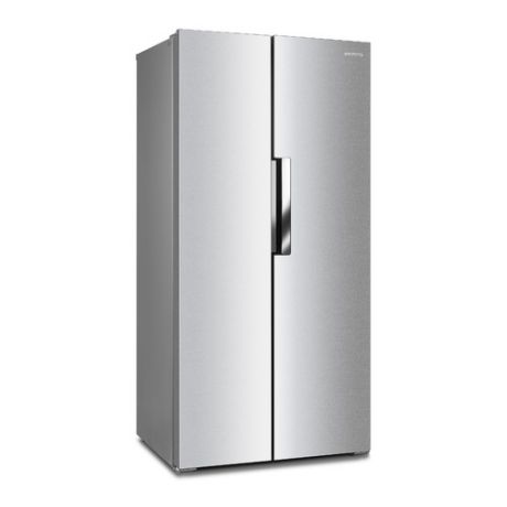 Холодильник HYUNDAI CS4502F, двухкамерный, нержавеющая сталь