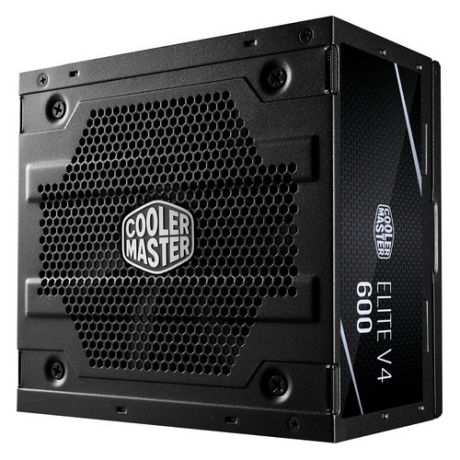 Блок питания COOLER MASTER Elite V4 600W, 600Вт, 120мм, черный, retail [mpe-6001-acabn-eu]