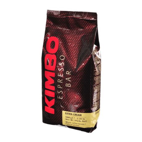 Кофе зерновой KIMBO Extra Cream, средняя обжарка, 1000 гр