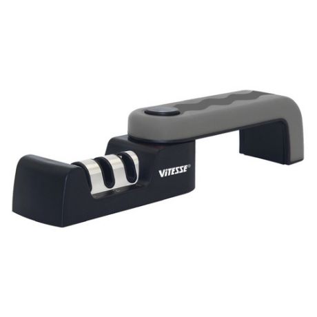 Точилка для кухон.ножей Vitesse VS-2729 14.7мм черный/серый карт.коробка