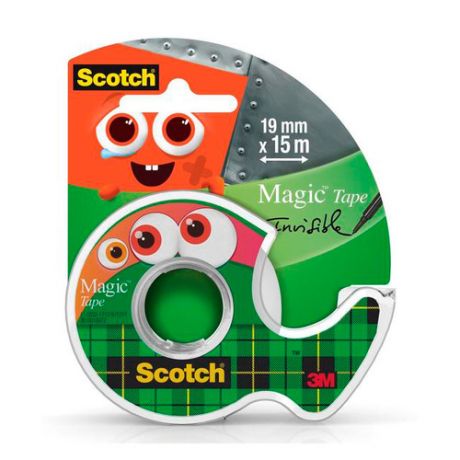 Упаковка клейкой ленты 3M Scotch Magic 8-1915D, 19мм, 15м, 7100154203 12 шт./кор.