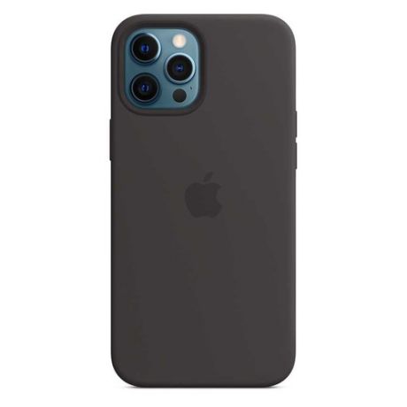 Чехол (клип-кейс) APPLE Silicone Case with MagSafe, для Apple iPhone 12 Pro Max, черный [mhlg3ze/a]