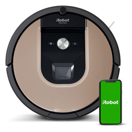 Робот-пылесос IROBOT Roomba 976, золотистый/черный