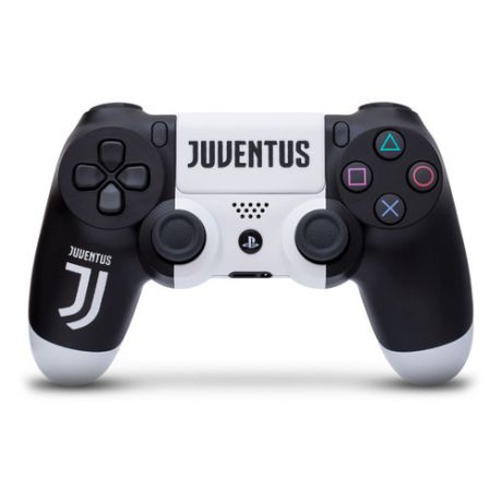 Геймпад Беспроводной Rainbo Dualshock 4 Juventus, для PlayStation 4, черный/белый