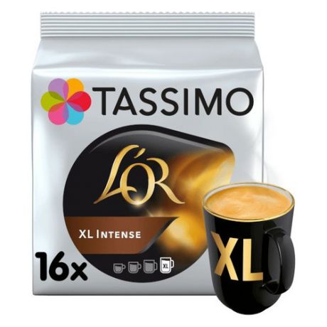 Кофе капсульный TASSIMO L’or Xl Intense, капсулы, совместимые с кофемашинами TASSIMO®, 5х [8052168]