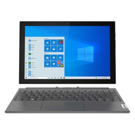 Планшет-трансформер LENOVO IdeaPad Yoga Duet 3, 4GB, 64GB, Windows 10 Professional серый [82at005eru]