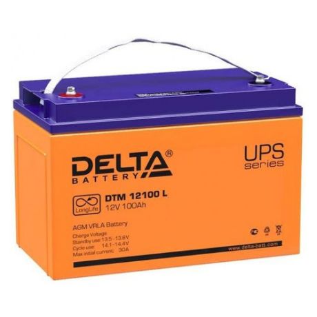 Аккумуляторная батарея для ИБП DELTA DTM 12100 L 12В, 100Ач