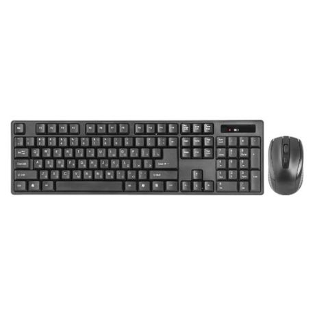 Комплект (клавиатура+мышь) DEFENDER #1 C-915 RU, USB, беспроводной, черный [45915]