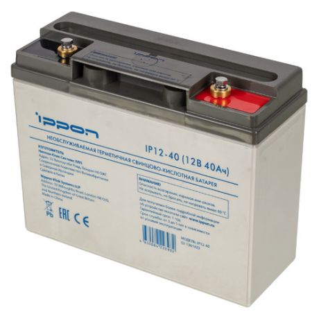 Аккумуляторная батарея для ИБП IPPON IP12-40 12В, 40Ач