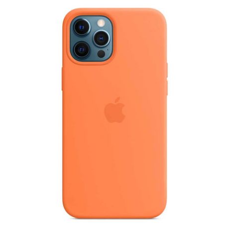Чехол (клип-кейс) APPLE Silicone Case with MagSafe, для Apple iPhone 12 Pro Max, кумкват [mhl83ze/a]
