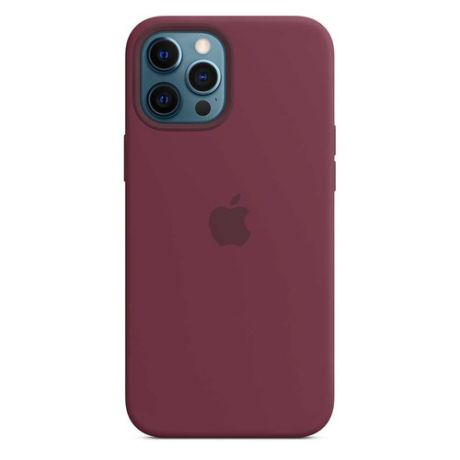 Чехол (клип-кейс) APPLE Silicone Case with MagSafe, для Apple iPhone 12 Pro Max, сливовый [mhla3ze/a]