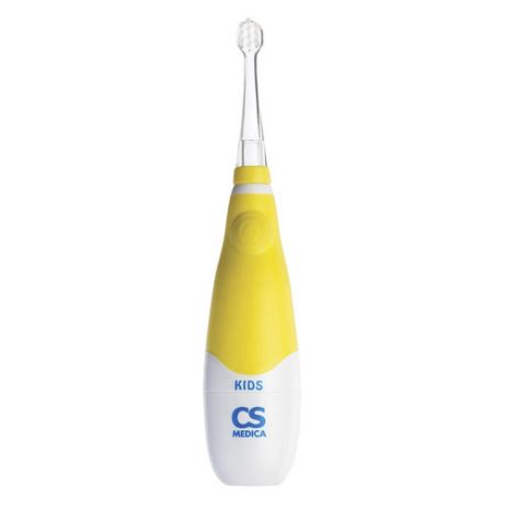 Электрическая зубная щетка CS MEDICA CS-561 Kids, цвет: желтый
