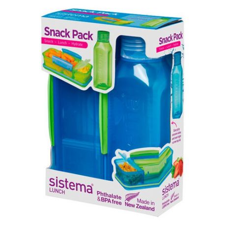 Набор хранения Sistema Lunch 1596 0.475л. пластик многоцветный наб.:2пред.