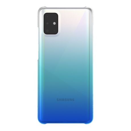 Чехол (клип-кейс) SAMSUNG WITS Gradation Hard Case, для Samsung Galaxy A51, синий [gp-fpa515wsblr]