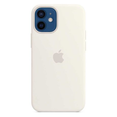 Чехол (клип-кейс) APPLE Silicone Case with MagSafe, для Apple iPhone 12 mini, белый [mhkv3ze/a]