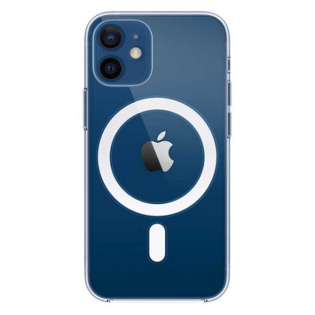 Чехол (клип-кейс) APPLE Clear Case with MagSafe, для Apple iPhone 12 mini, прозрачный [mhll3ze/a]