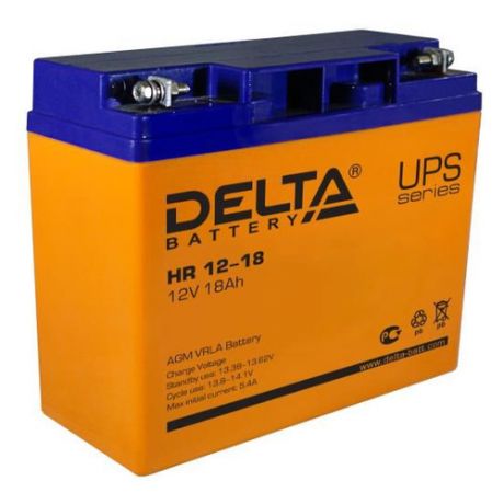 Аккумуляторная батарея для ИБП DELTA HR 12-18 12В, 18Ач
