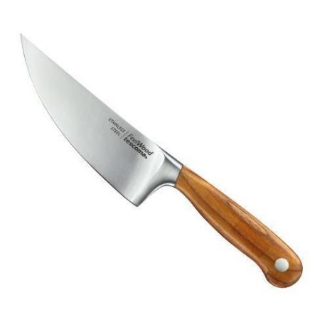Нож кухонный Tescoma 884818 стальной универсальный лезв.150мм прямая заточка дерево/серебристый