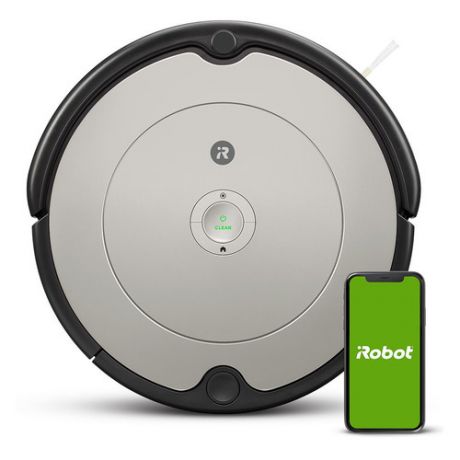 Робот-пылесос IROBOT Roomba 698, серебристый/черный