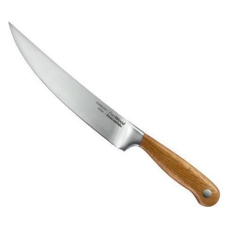 Нож кухонный Tescoma 884824 стальной филейный для мяса лезв.200мм прямая заточка дерево/серебристый