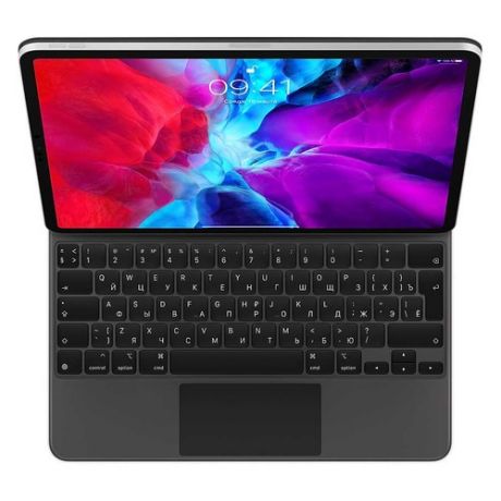 Клавиатура APPLE Magic Keyboard, iPad Pro 2020 12.9 черный [mxqu2rs/a]