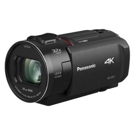 Видеокамера PANASONIC HC-VX1EE-K, черный, Flash