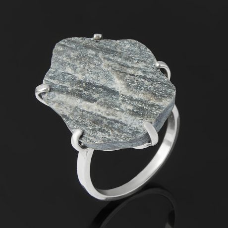 Кольцо авантюрин черный (серебро 925 пр.) размер 18,5