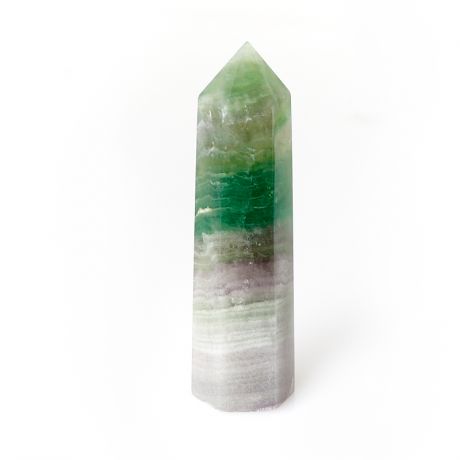 Кристалл флюорит зеленый (ограненный) M (7-12 см)