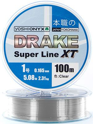 Леска Yoshi Onyx DRAKE SUPERLINE XT 100 M 0.286 mm Clear 89473