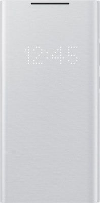 Чехол (флип-кейс) Samsung Galaxy Note 20 Ultra Smart LED View Cover серебристый (EF-NN985PSEGRU)