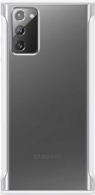 Чеxол (клип-кейс) Samsung Galaxy Note 20 Clear Protective Cover белый (EF-GN980CWEGRU)
