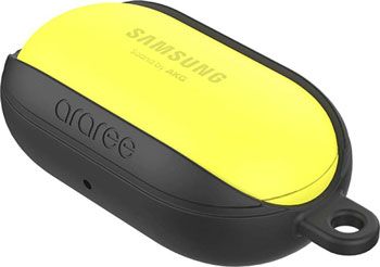 Силиконовый чехол Samsung araree Bean для Galaxy Buds Live чёрный (GP-R170KDFPBRA)