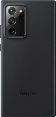 Чехол (клип-кейс) Samsung Galaxy Note 20 Ultra Leather Cover черный (EF-VN985LBEGRU)