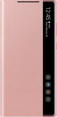 Чеxол (флип-кейс) Samsung Galaxy Note 20 Smart Clear View Cover бронзовый (EF-ZN980CAEGRU)